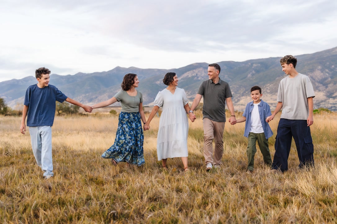 Jon Miller with his family